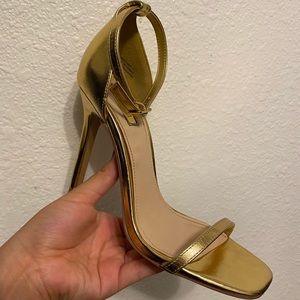 Gold heels